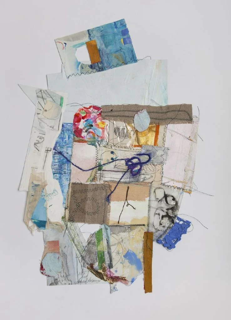 DD I: approx. 18 x 12 inches: mixed media collage