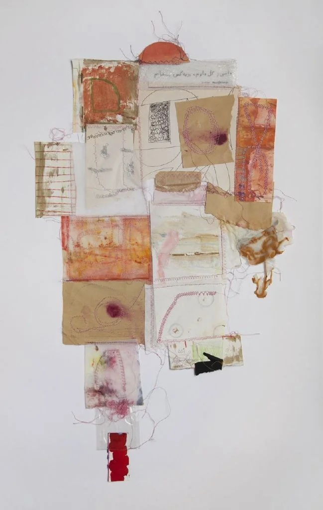 DD VII: approx. 18 x 12 inches: mixed media collage