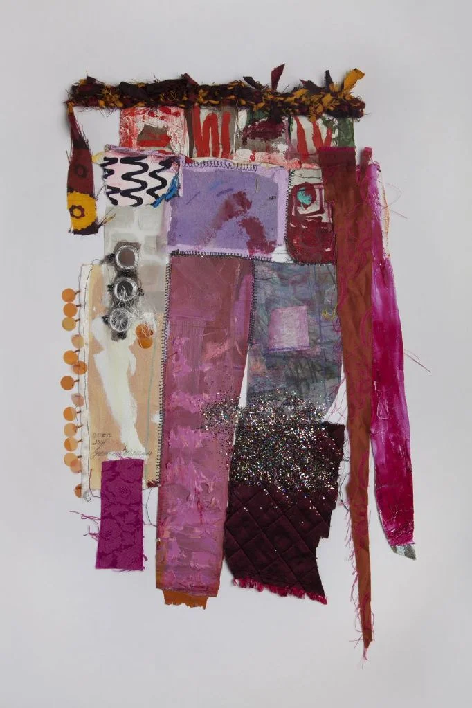DD V: approx. 18 x 12 inches: mixed media collage