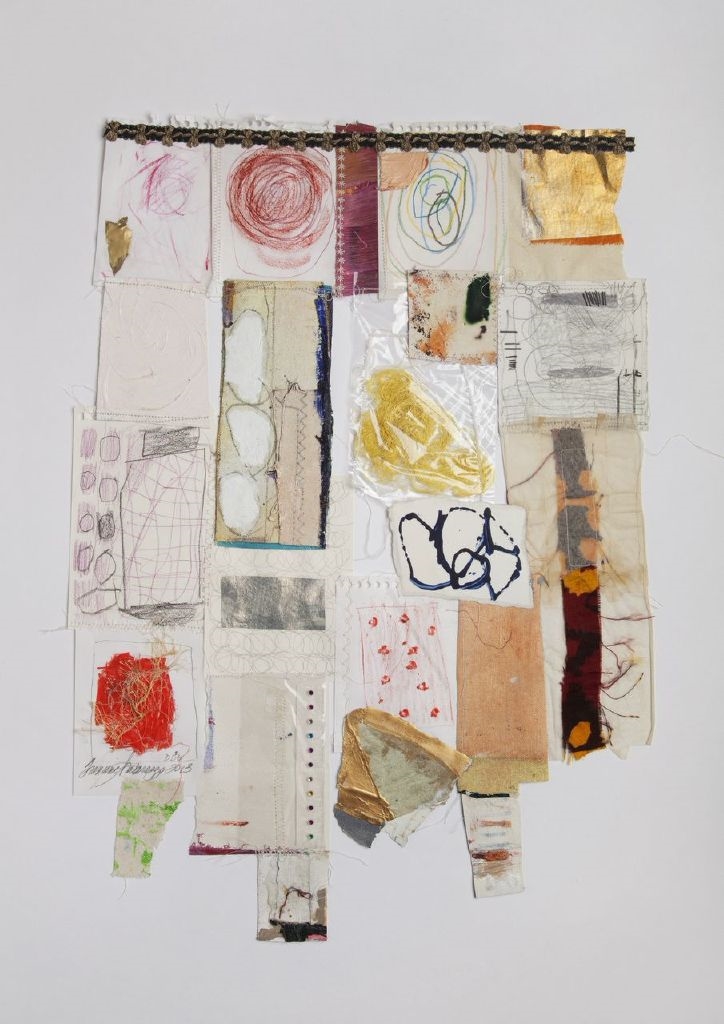 DD XII: approx. 18 x 12 inches: mixed media collage