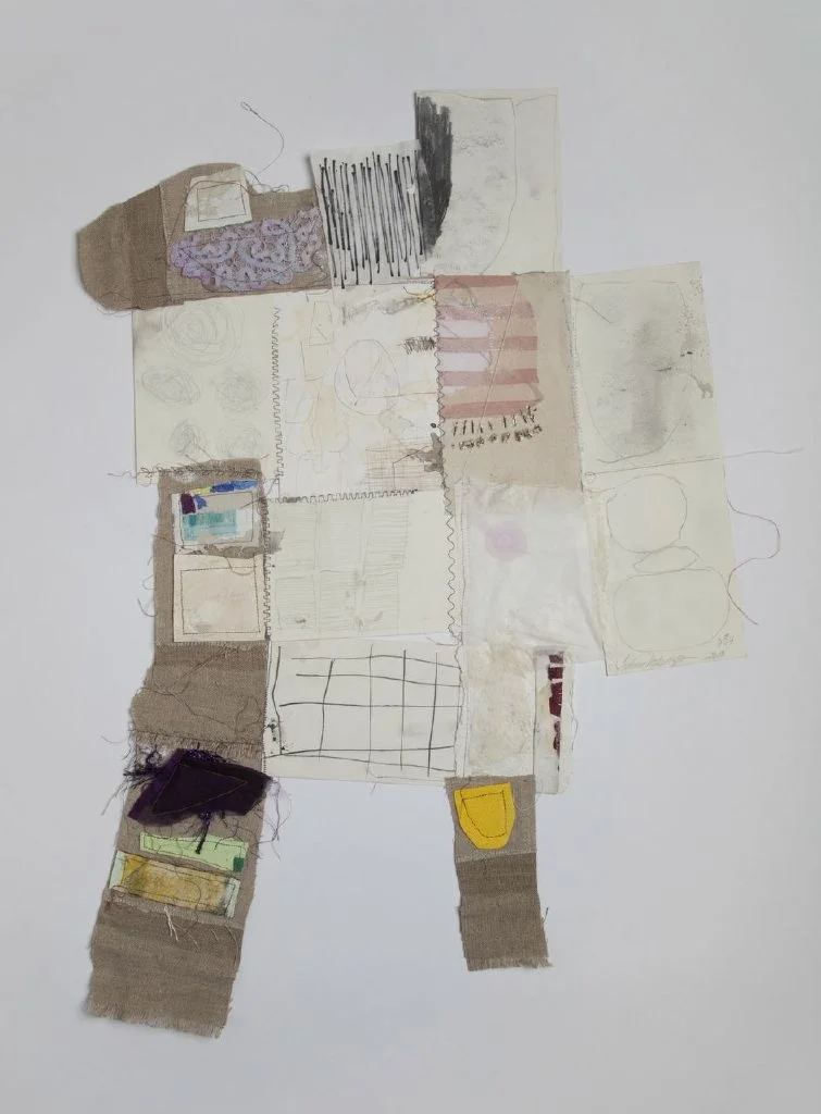 DD XV: approx. 18 x 12 inches: mixed media collage