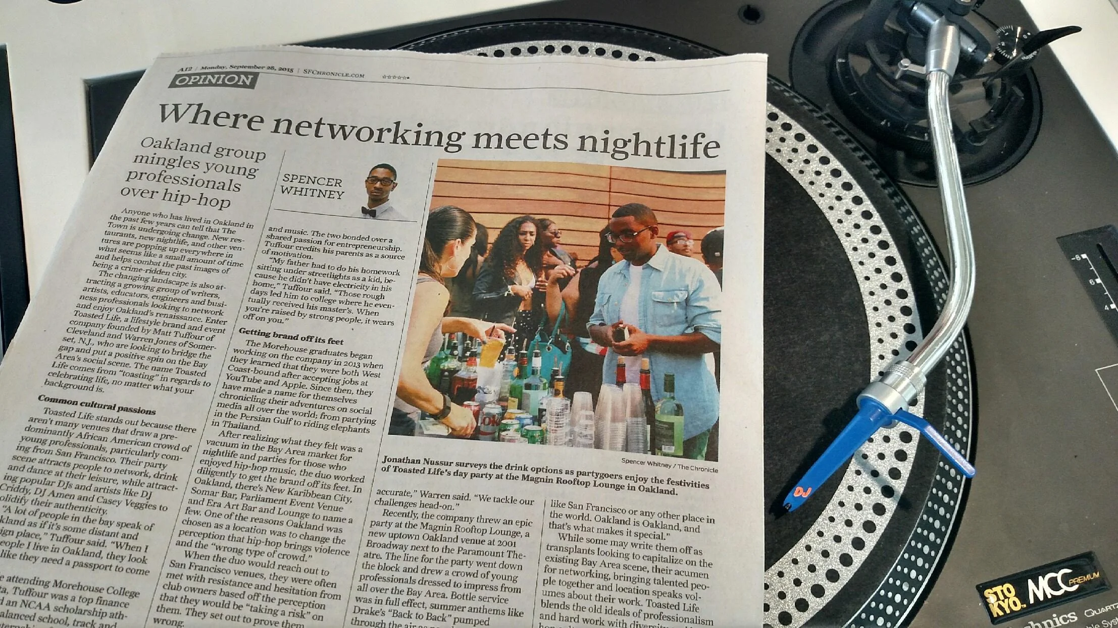 Toasted Life write up in the SF Chronicle