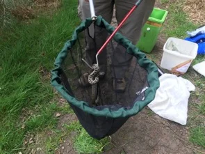 Using a hook and net to handle Adder