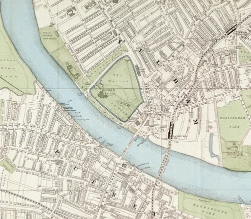 The area called The Warren is clearly marked on this early map.