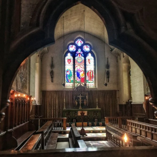 Kathleen's image shows viewers an interesting perspective of the Palace Chapel
