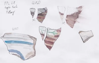 Apple Archway Pottery from the dig
