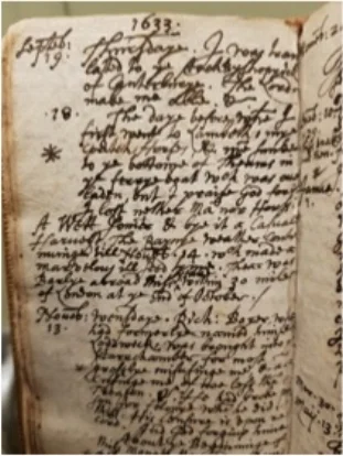 Extract from Laud’s diary for 18 September 1633, copyright St John’s College Oxford