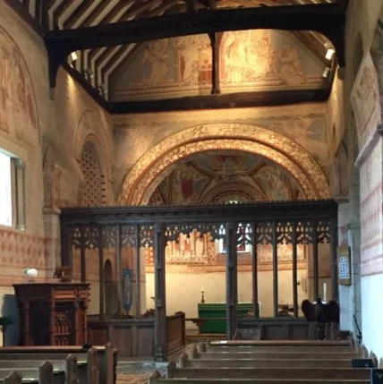 Copford Church apse interior