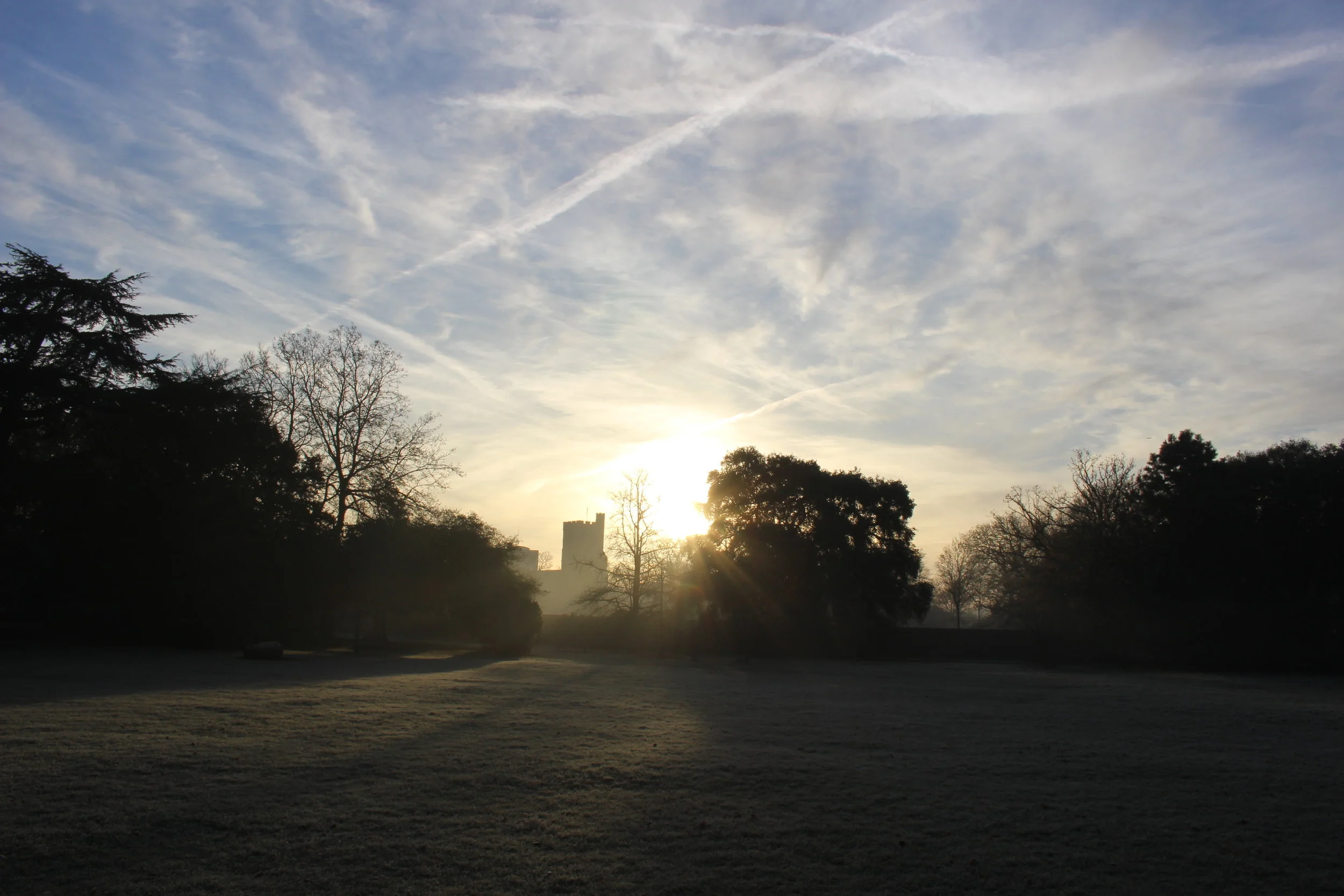 Sunrise over All Saints’ Church