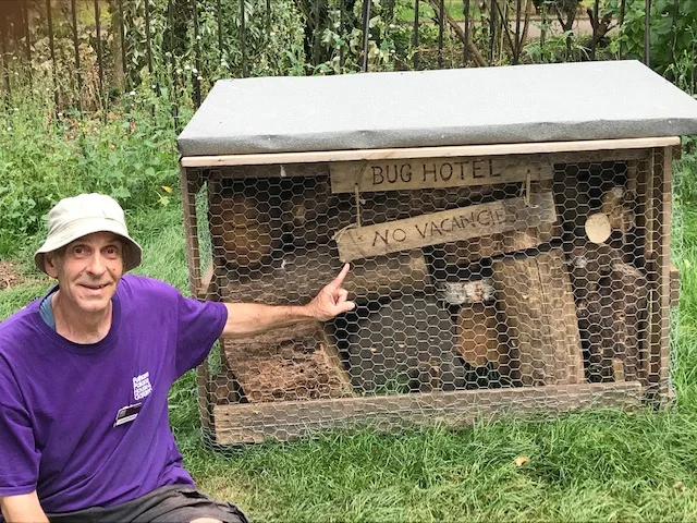 Chris Warner, Garden and Bodger Volunteer
