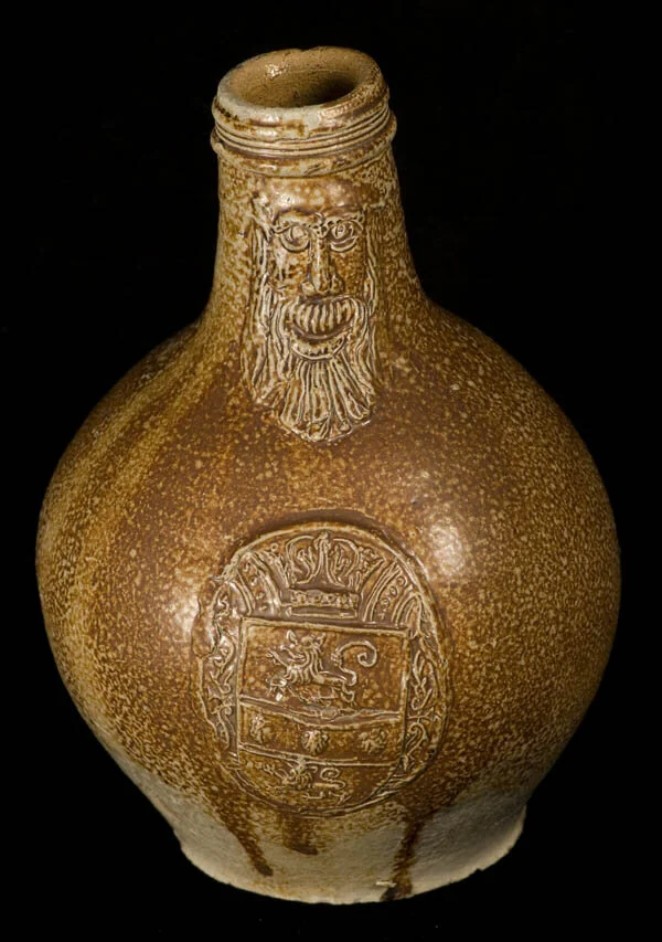 Complete Frechen stoneware jug in the ‘Bartmann‘ form