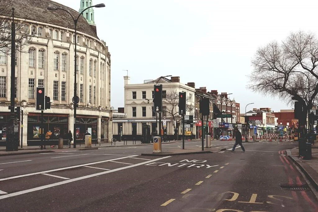 Catford was empty for ages. We had to stay inside.