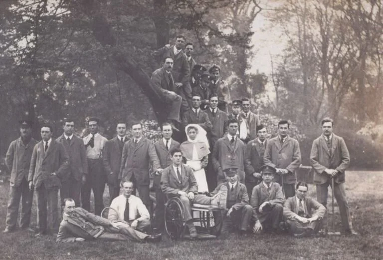 A photograph from Sister Latchmore’s scrapbook of the Palace when in use as a hospital.