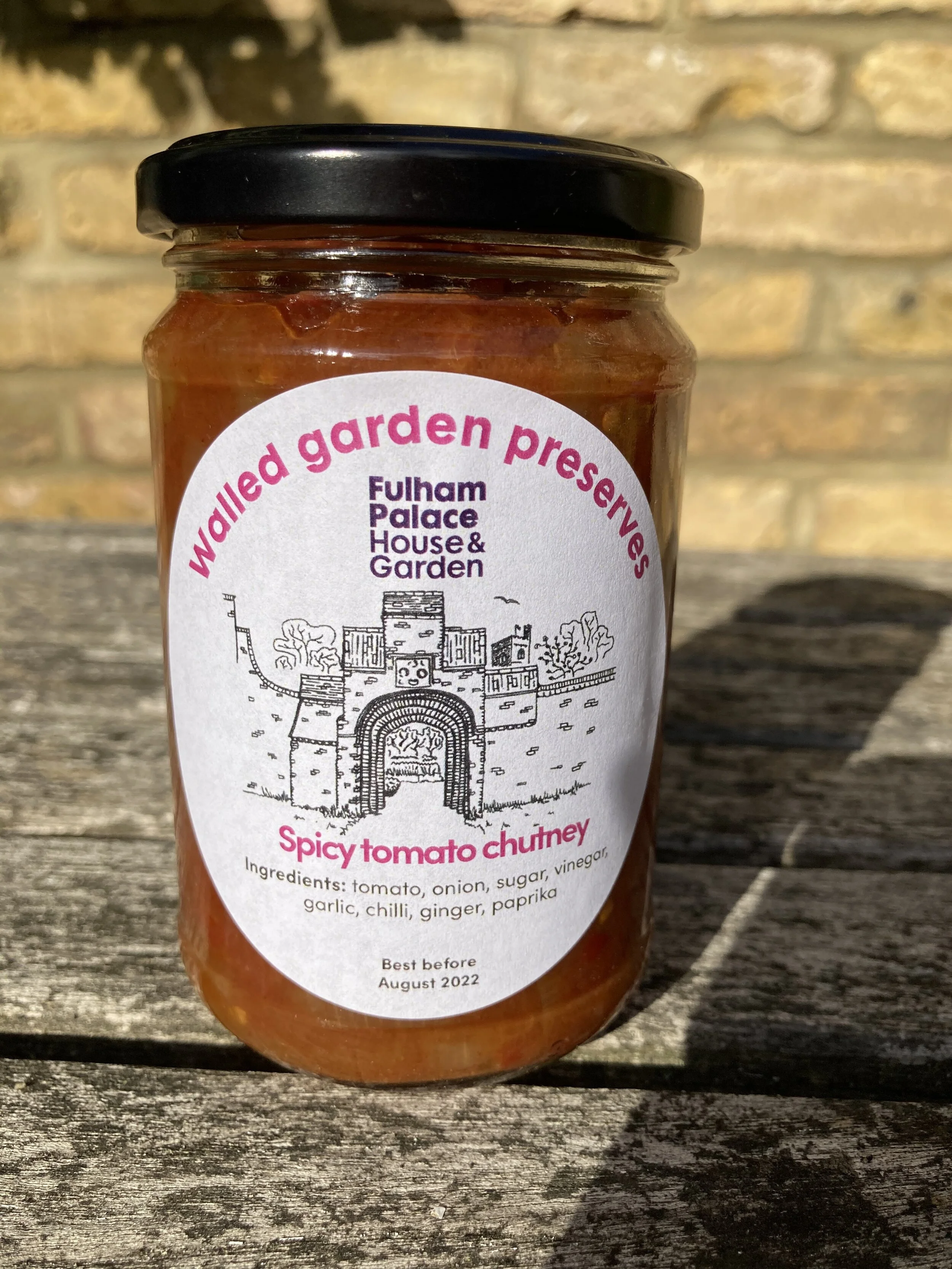 The tomatoes happy as chutney.