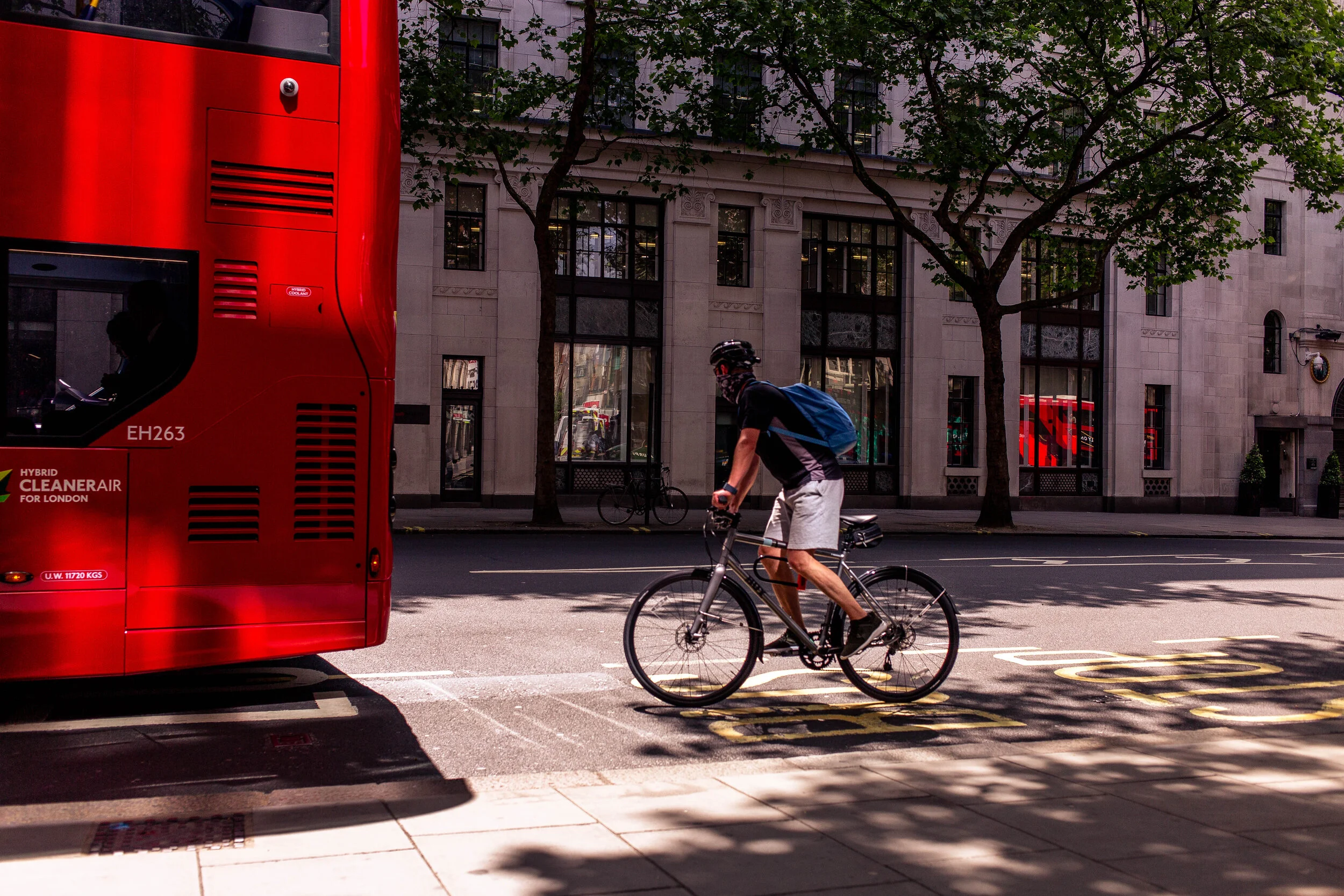 Learning to feel comfortable and confident on the road, regardless of traffic and busy roads.