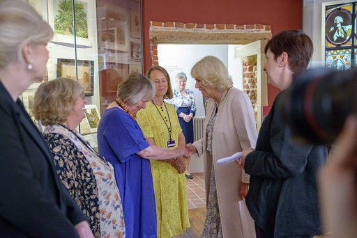 The Duchess of Cornwall at the Palace