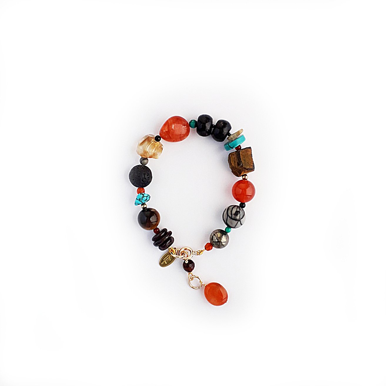 Fire Pebble bracelet — Katherine Bree Jewellery