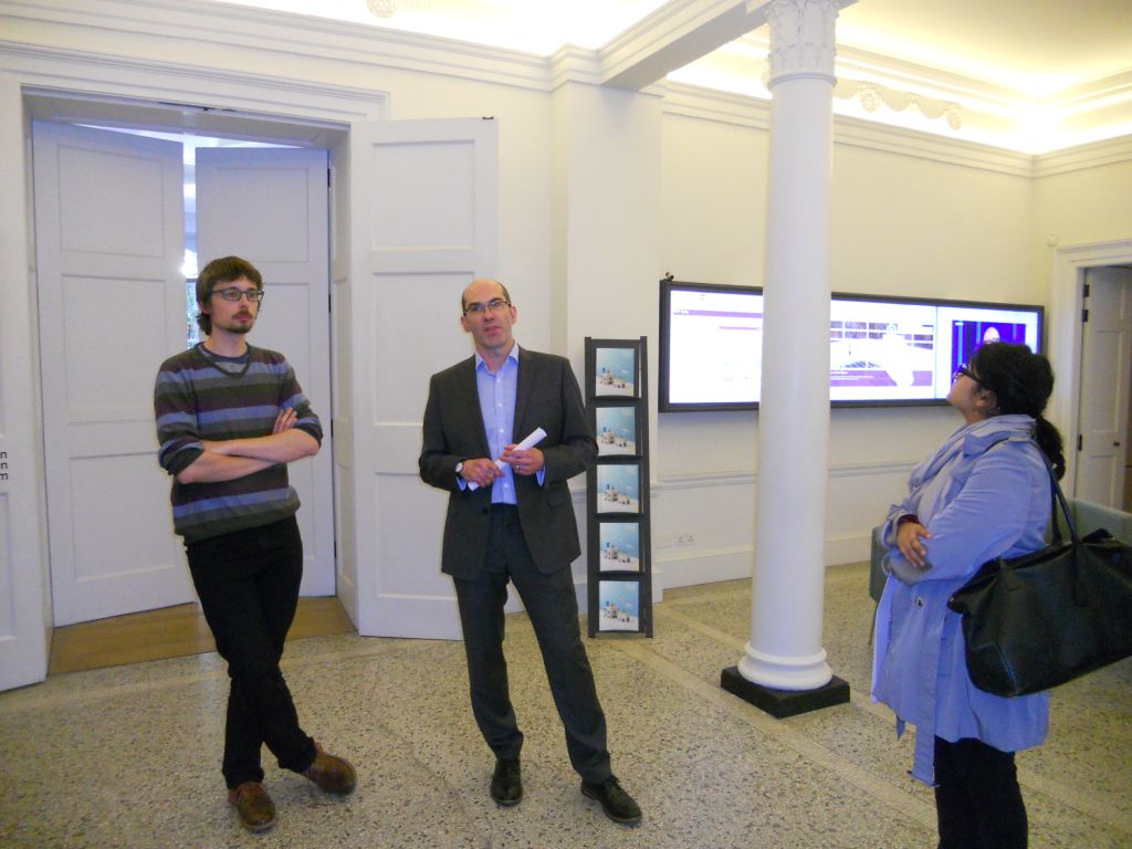 Tour Guides Pete Bass and Alex Sherratt 