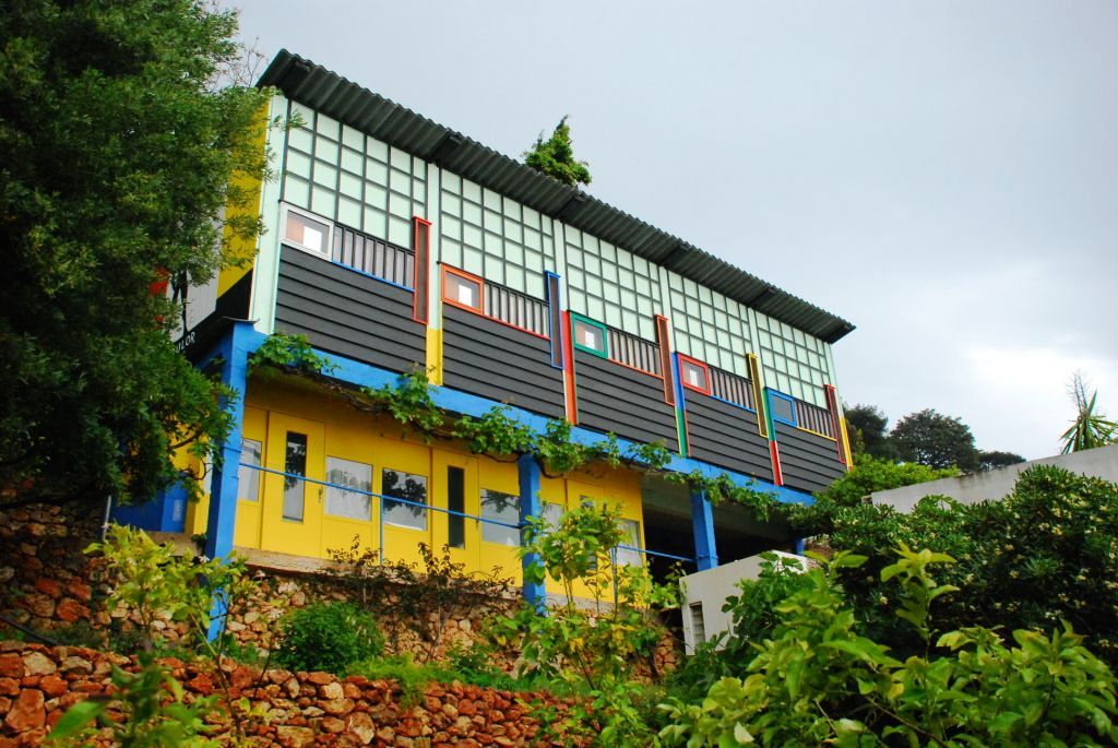 A ray of sunshine got through for Corbusier’s colorful holiday cottages – Photo: Michael Lischer, FAIA