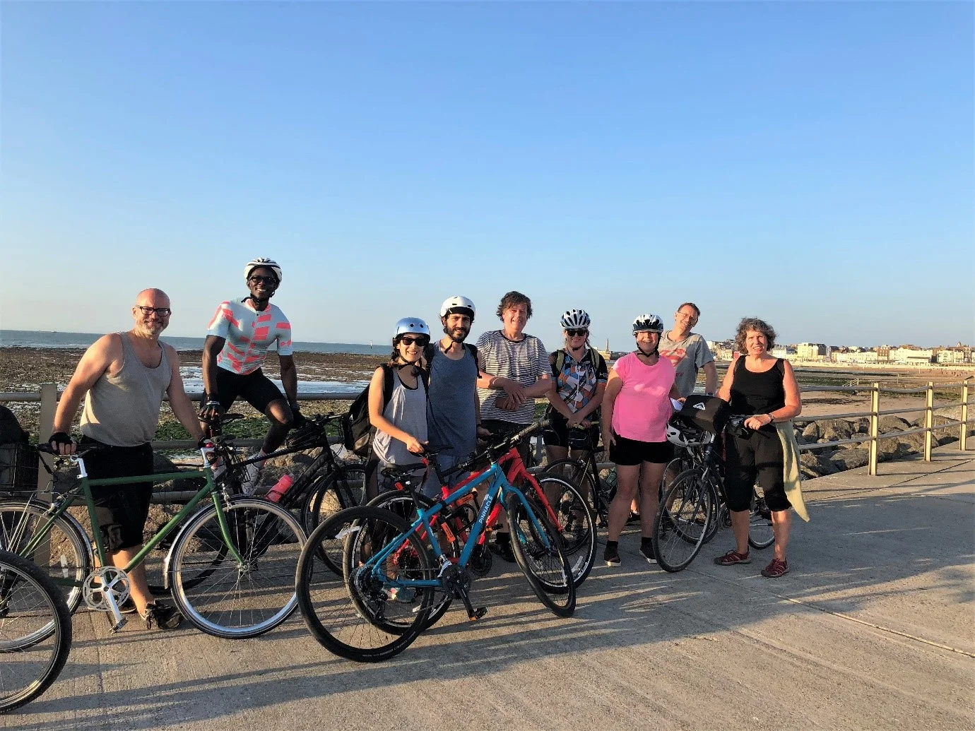 Margate Beckoning; Guide Ben O’Looney has Brought Us Almost There . Photo Credit: D Fairhurst