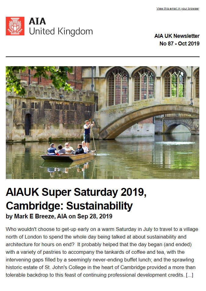 AIA UK Newsletter No 87