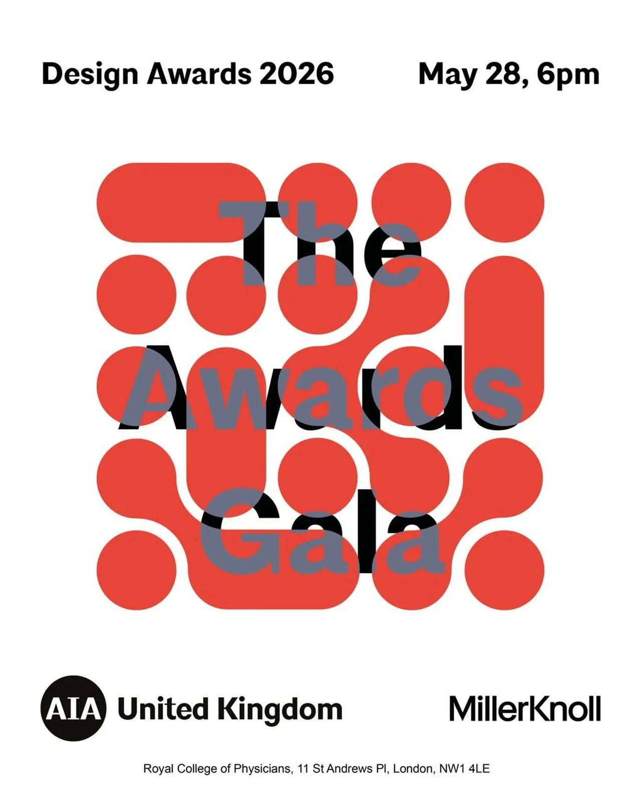 We are excited to invite you all to AIA UK 2026 Design Awards Gala on 28th May 6:00pm 🥂🎊🎉🕕🏆👏
 
Click the link in bio to get your ticket today! 

Celebrate design excellence with leading architects, designers, and industry peers. Experience an 