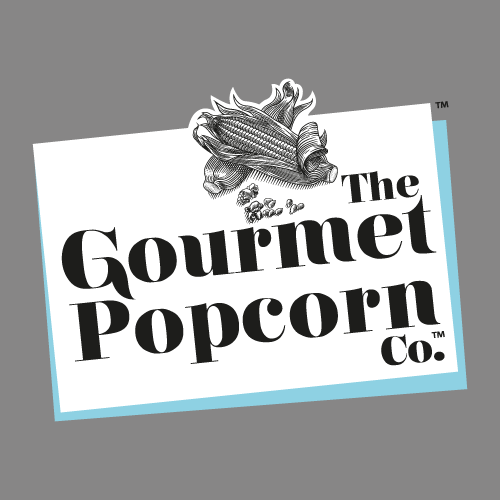 Brand identity and packaging design projects for The Gourmet Popcorn Company