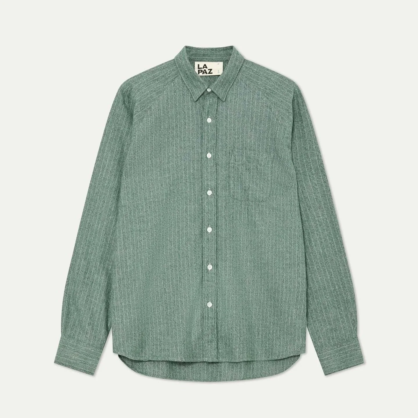 LAPAZ_AW25_MIRRA_GREEN_HERRINGBONE_1.jpg