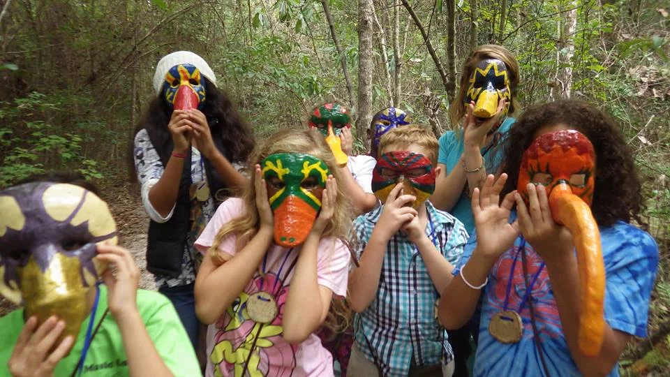 Colorful birds of the forest