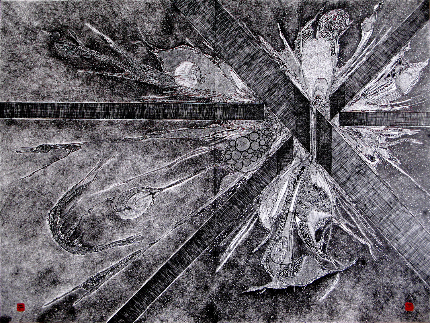 Désintégration d'une cellule et sa multiplication n°3