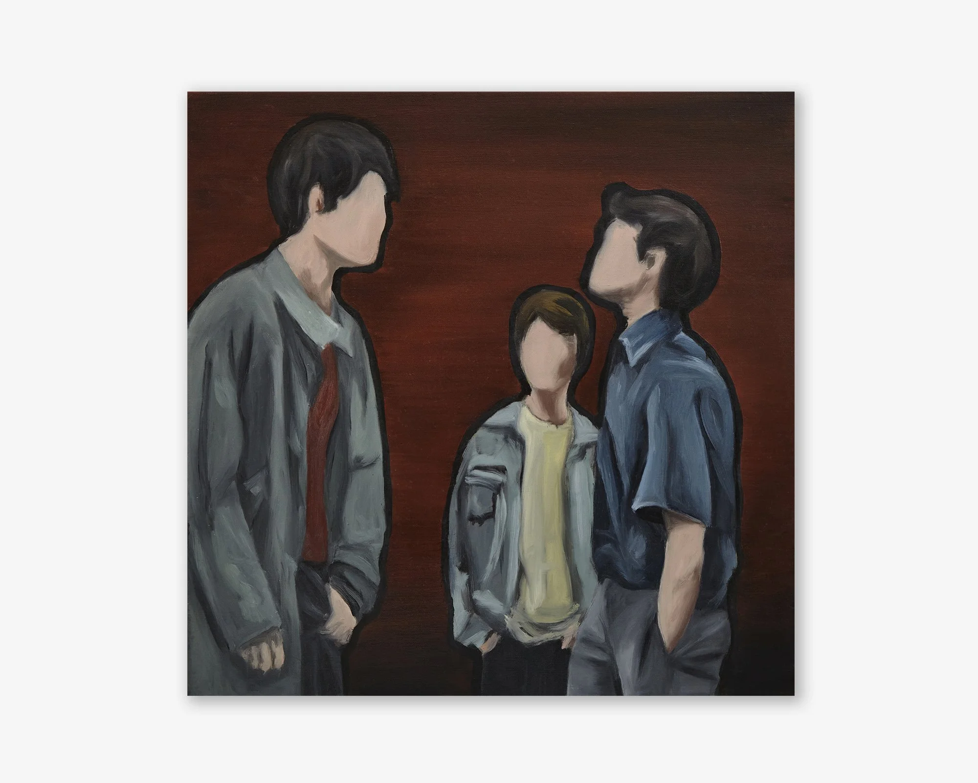 'Yeah? So what!' . 2024.
Oil on Canvas. 24" x 24"