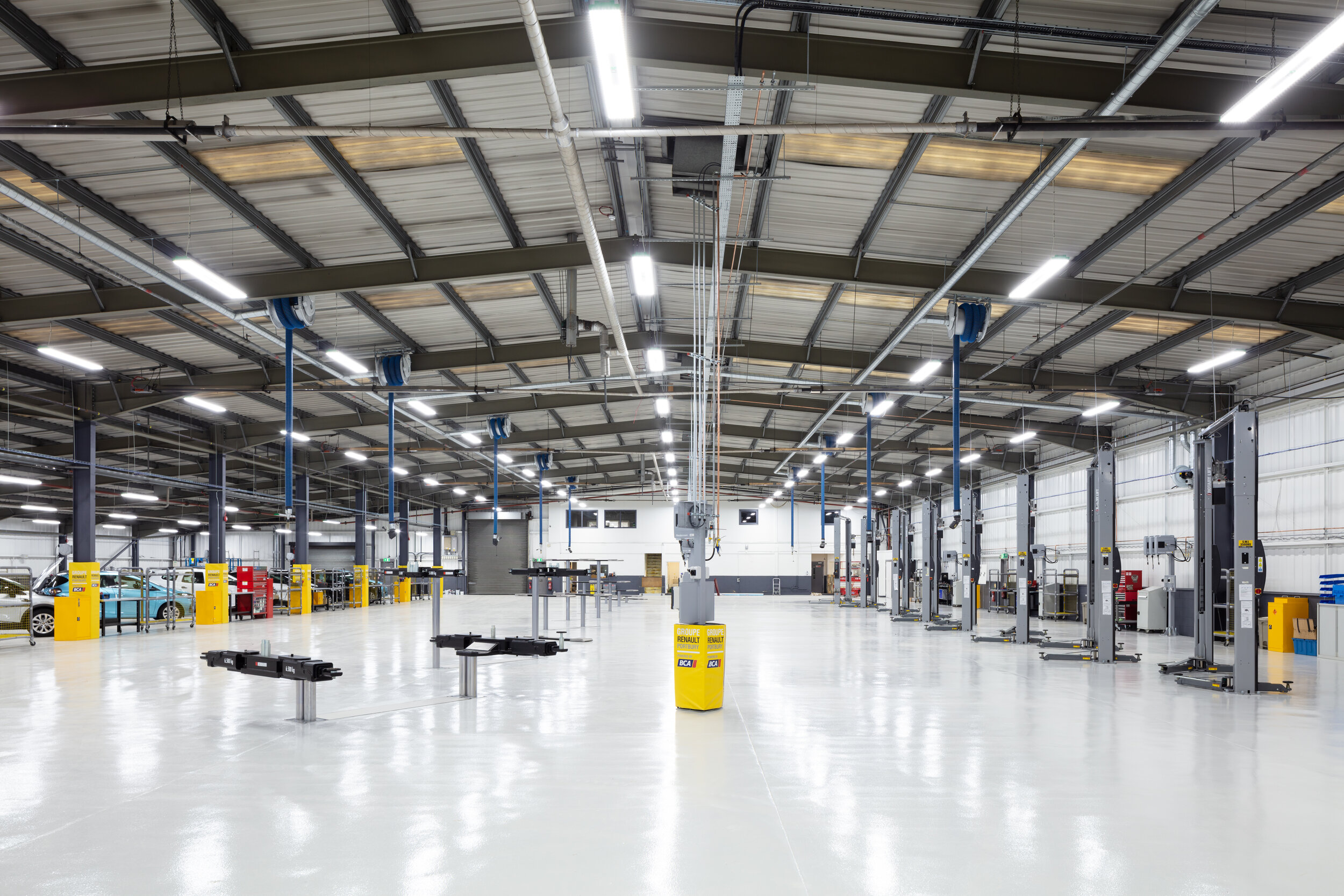  BAC Vehicle Services have recently opened their newly refurbished Renault Import Centre in Portbury. The new facility was designed by Hadfield Cawkwell Davidson with the refurbishment works done by Wordsworth Construction Services. Client: BCA Vehic