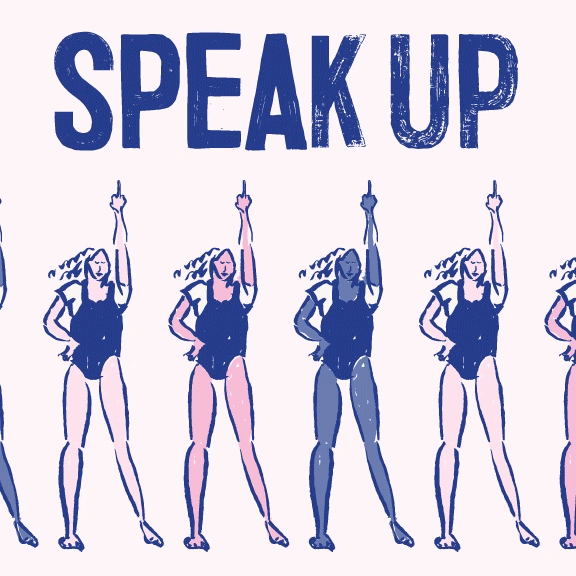 speak up ladies - animated share Got something to say? Speak out by sharing with a positive link to action. Bring attention to the issues that matter most to you. link to video