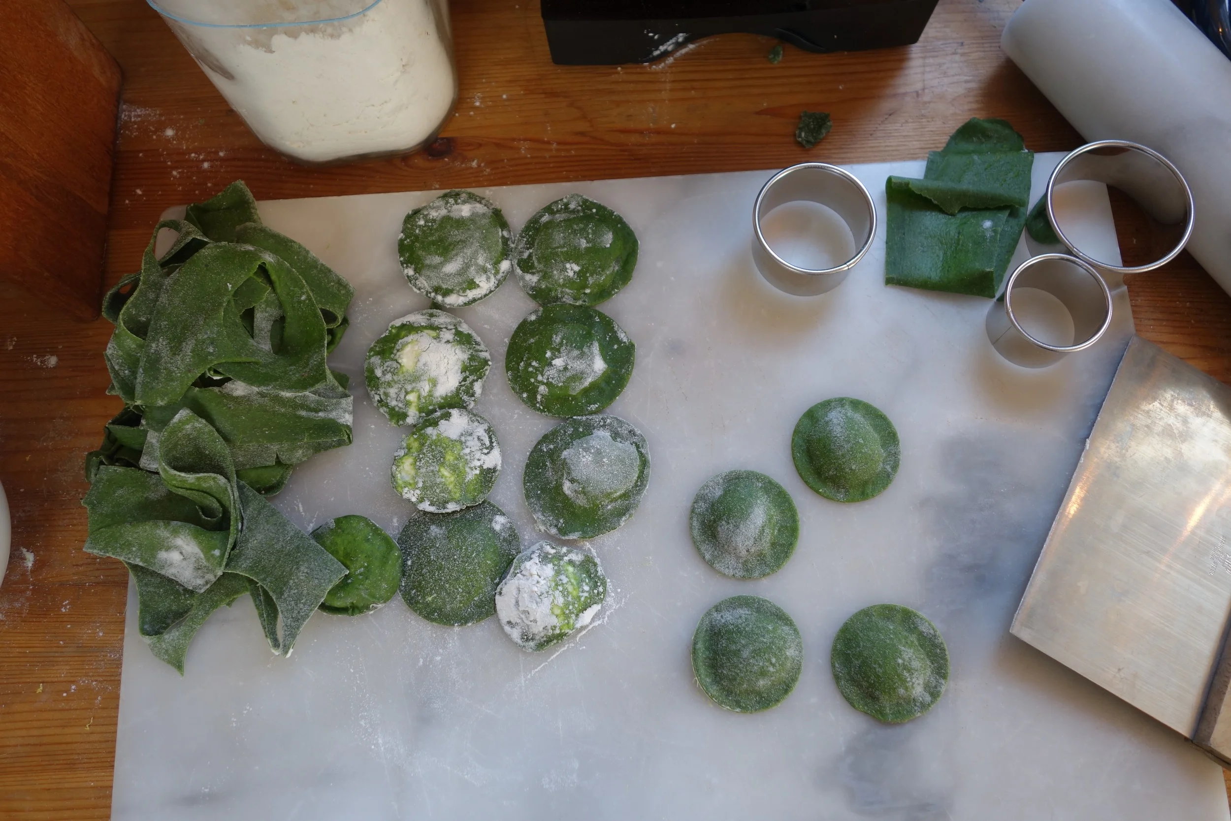 Foraged Wild Greens Ravioli