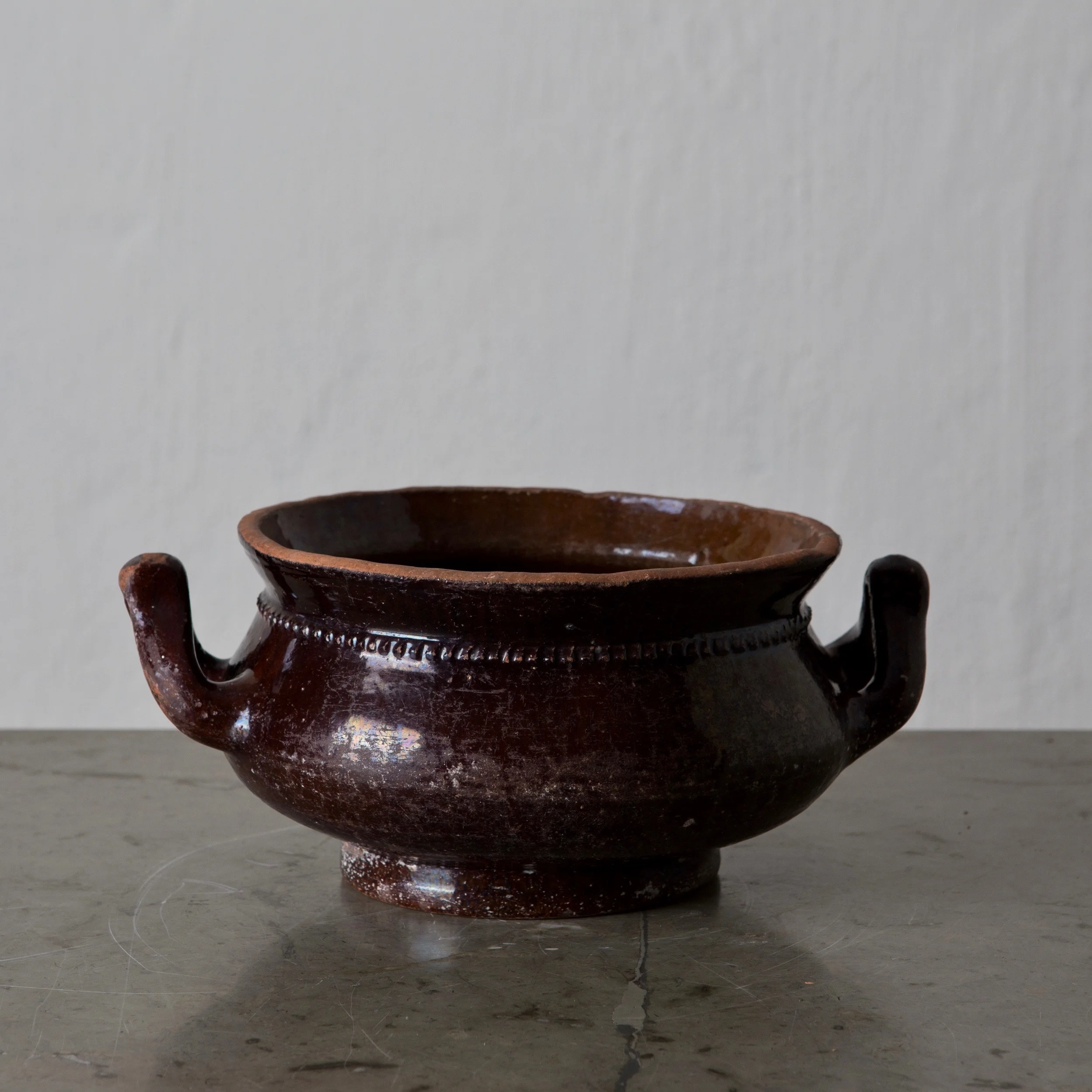 Pot Glazed Swedish Early 19th Century Sweden