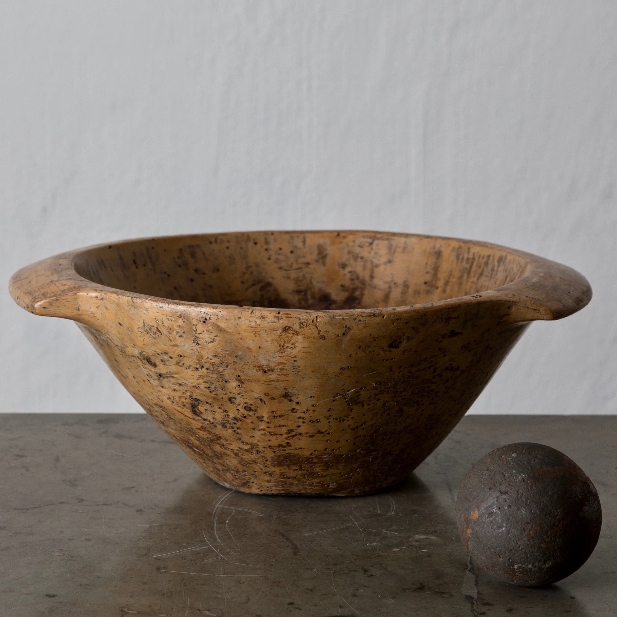 Bowl Wood Swedish 19th Century Sweden