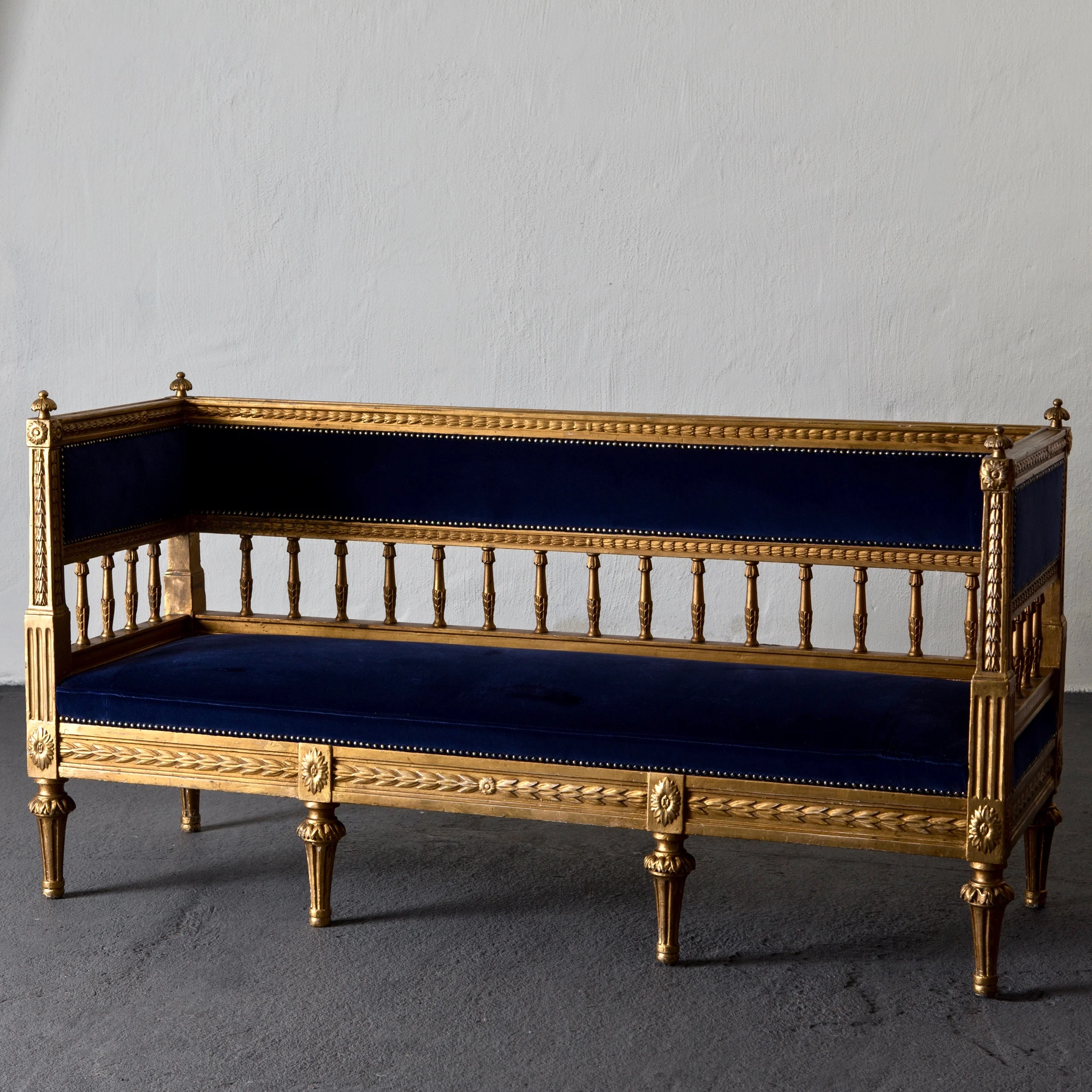 Sofa Swedish Gustavian 19th Century Sweden