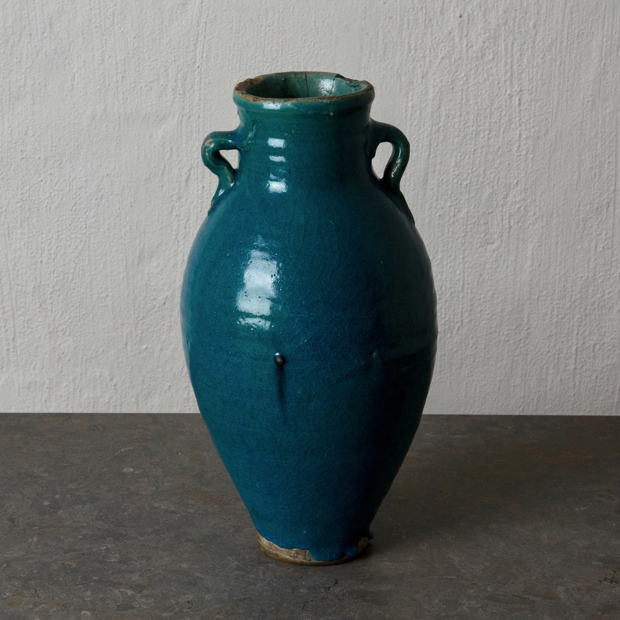 Urn Persian 18th Century Turquoise Glazed Persia