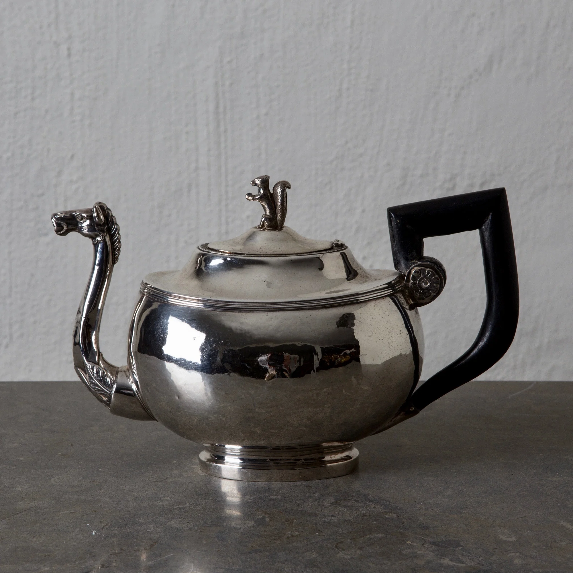 Teapot Silver 19th Century Austria 