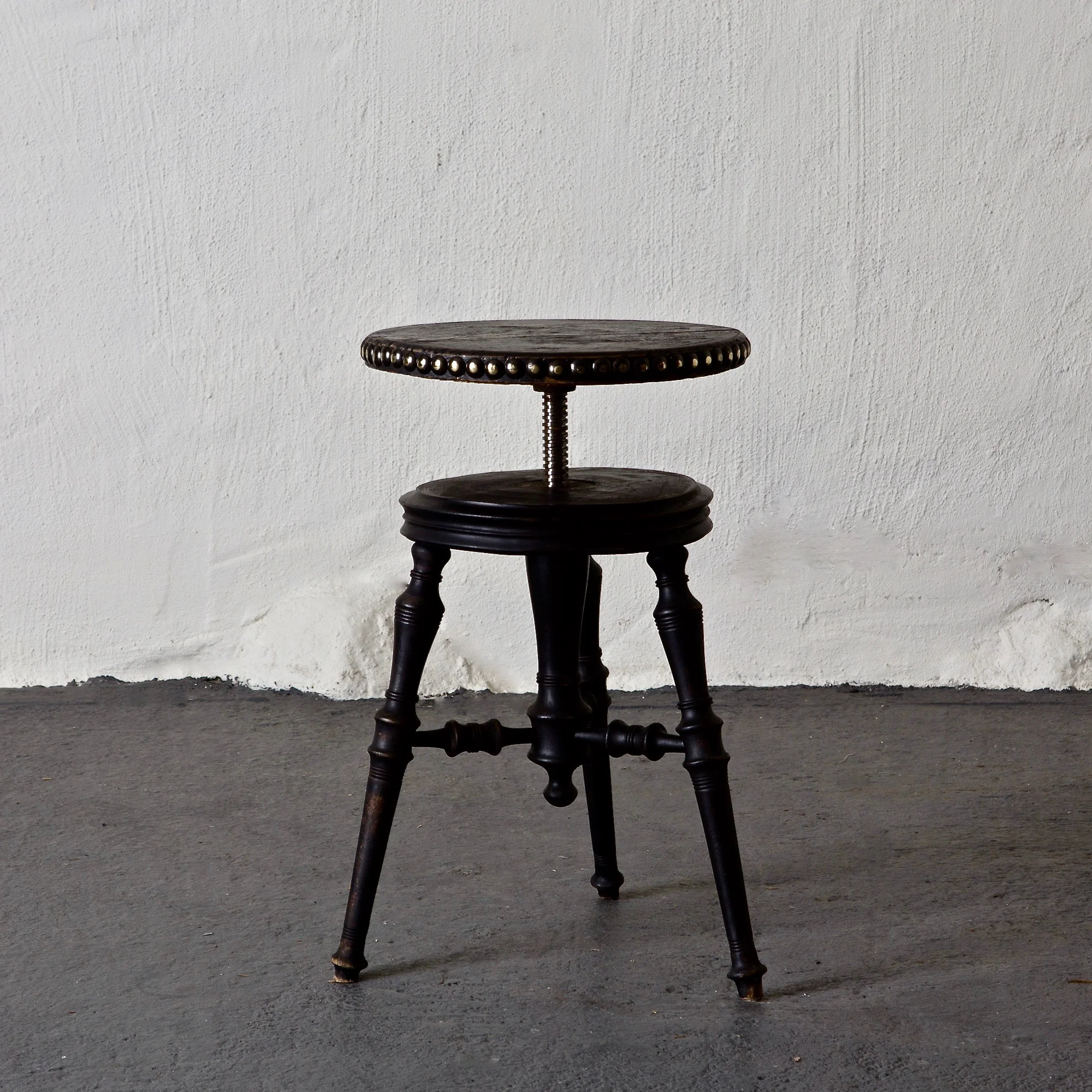 Stool Black 19th Century Sweden