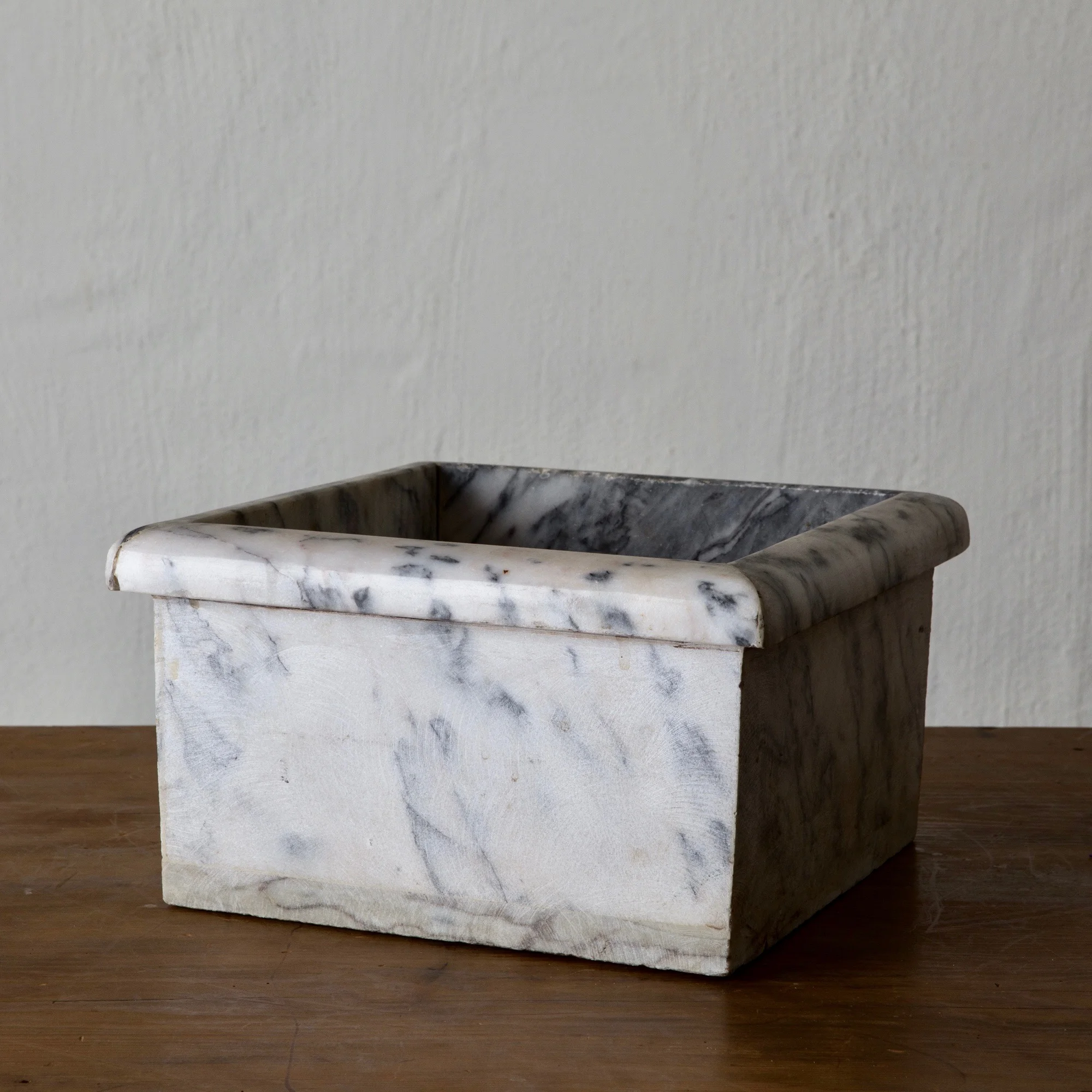 Marble Container Gray 20th Century 