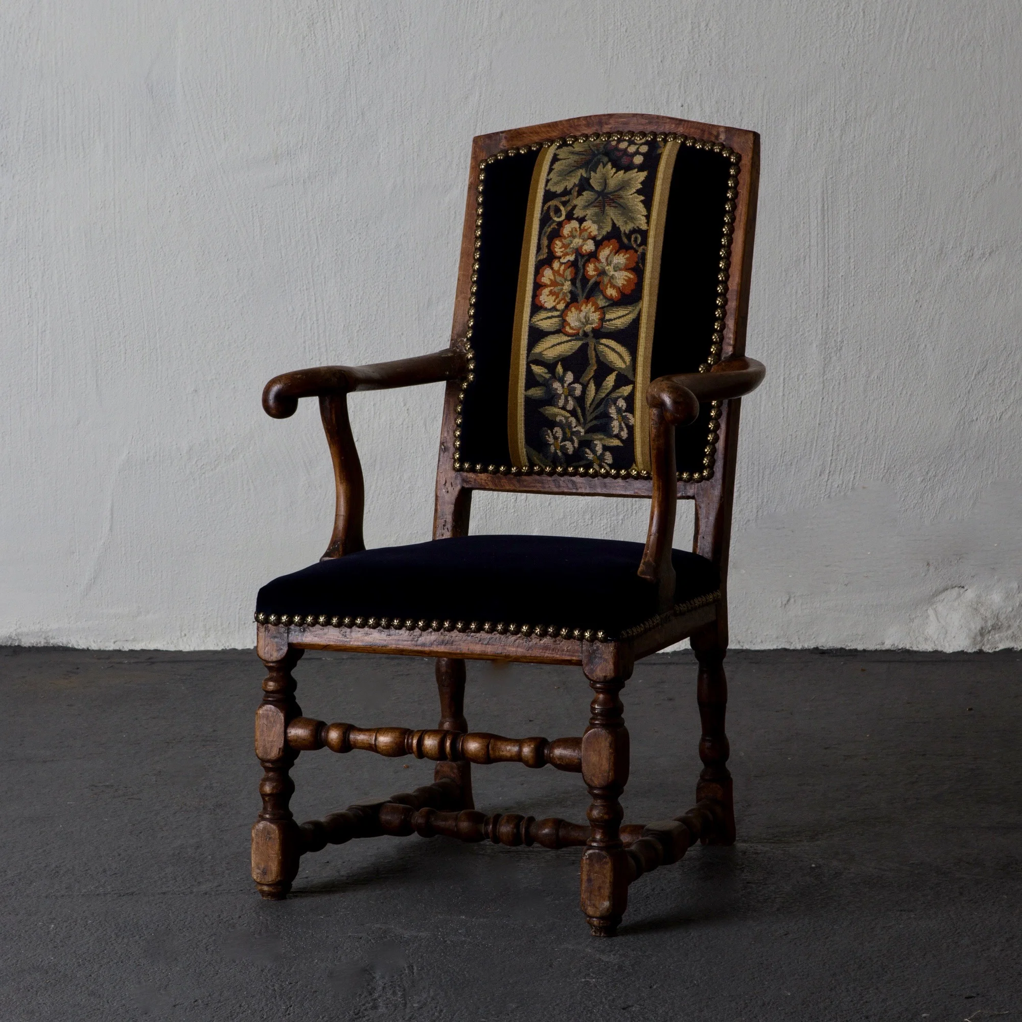 Armchair Baroque Oak 18th Century Sweden