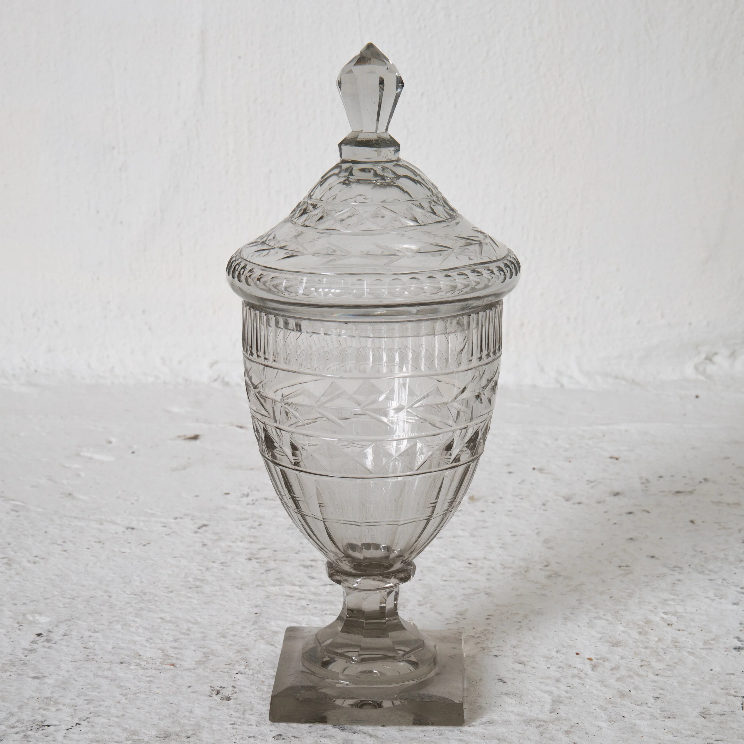 Urn Glass 18th Century Sweden