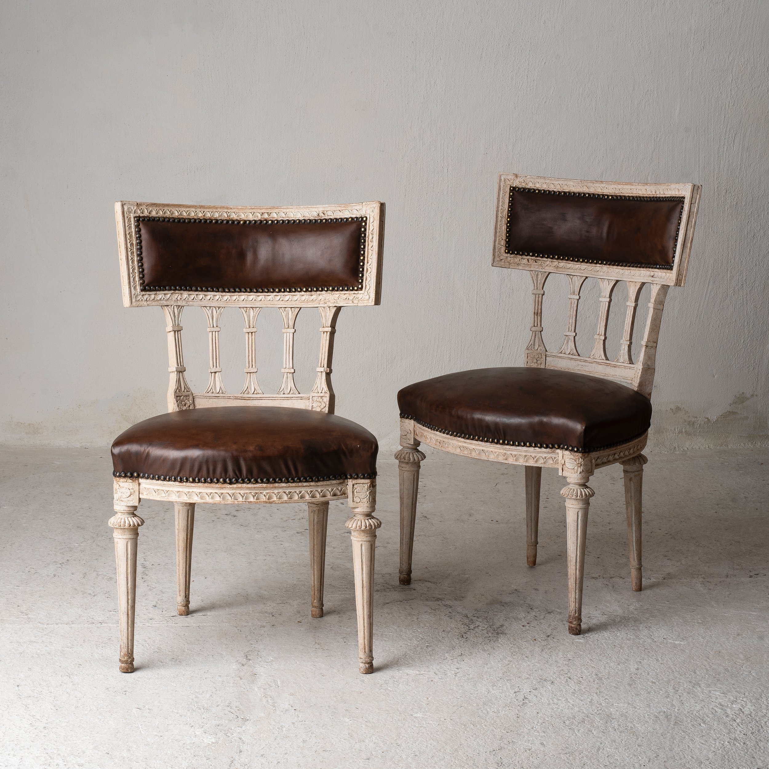 A pair of  chairs, Gustavian period