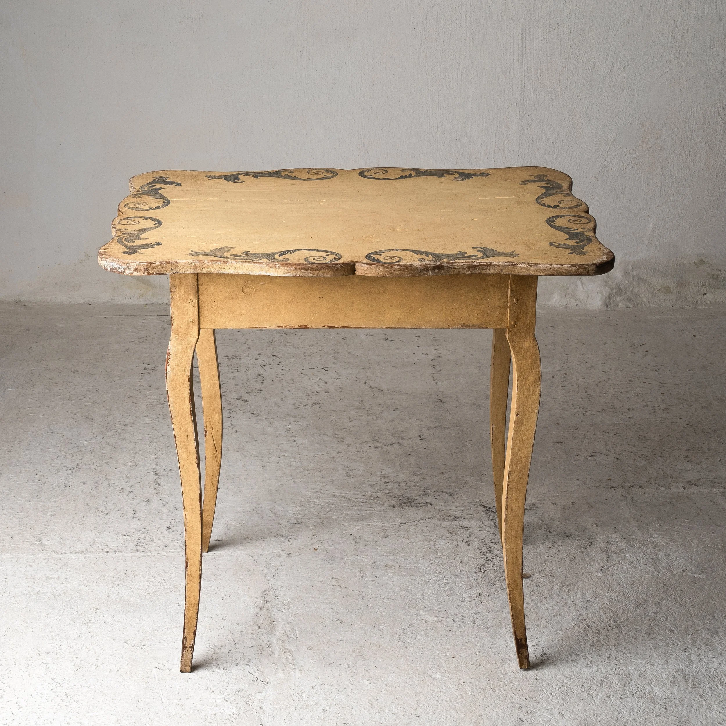 A Table made in Sweden during the Rococo period 1750-1775