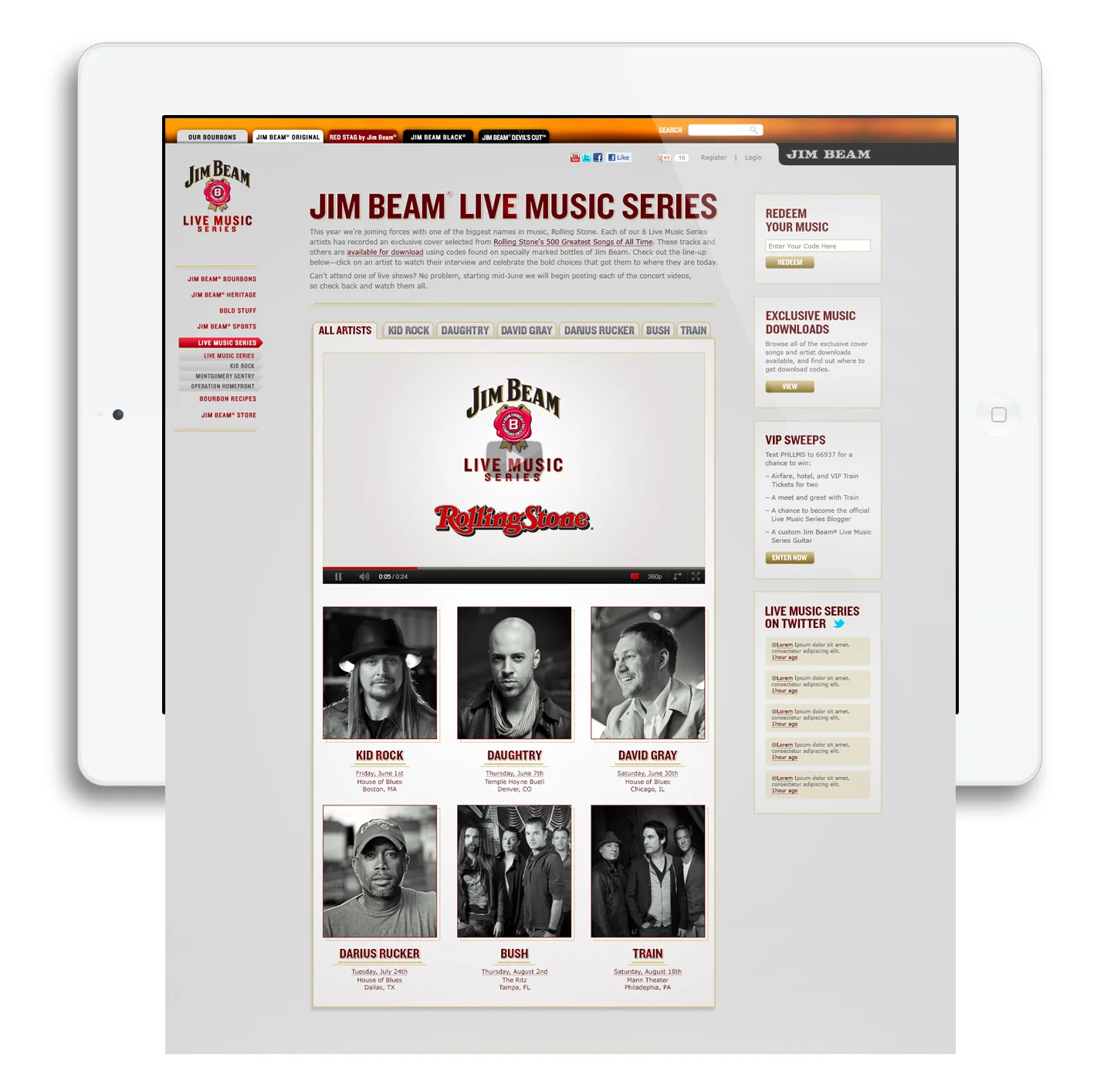 Jim Beam Live Music Series