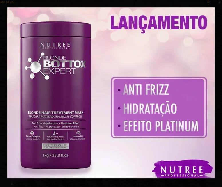 The Bottox for hair ( Blond Bottox Expert take yellow out of blond hair giving platinum tones), and also take frizz out. This product takes frizz out ( no formaldehyde) and also takes brassiness of blind hair.