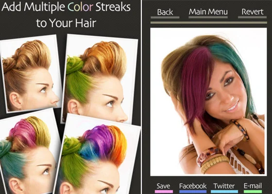 Hair Color App / Fun And Playful