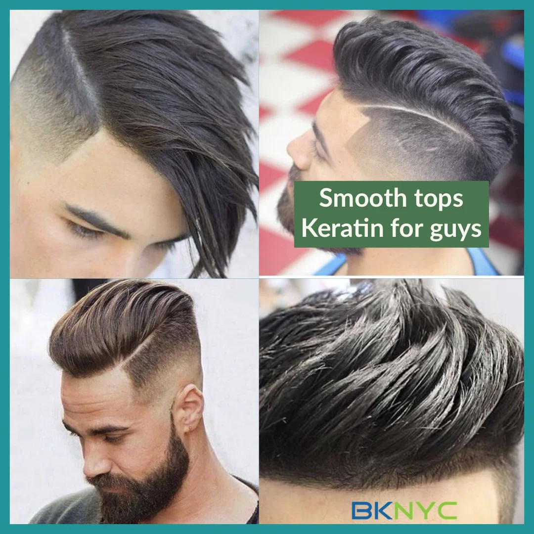 keratin treatment on men's hair