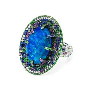 Opal: Delicate Beauty in a Watery Orb